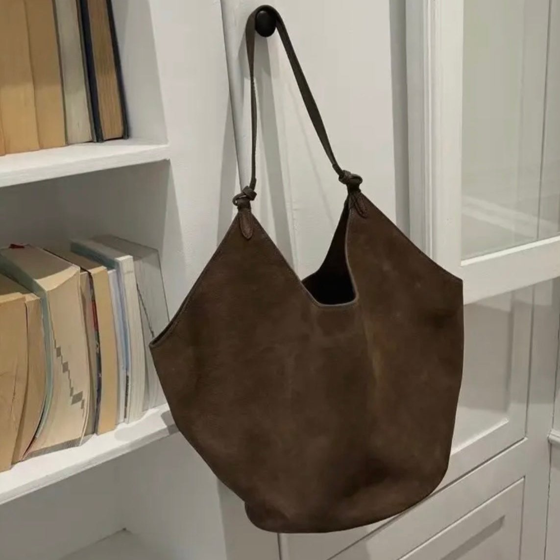 Handtasche Beutel Wildleder in 3 Farben - GRAYSS FASHION