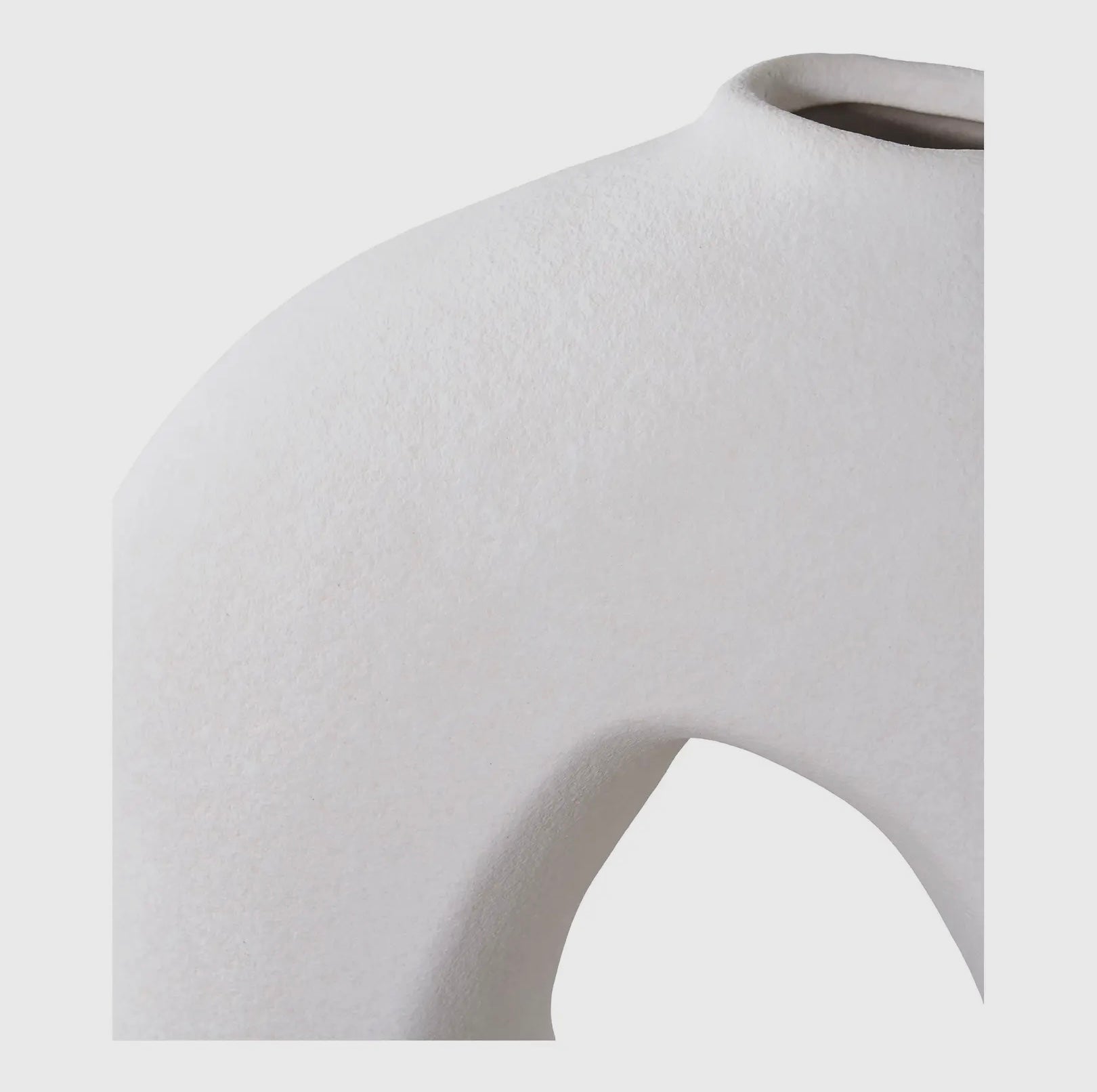 Keramik Vase weiß - GRAYSS FASHION