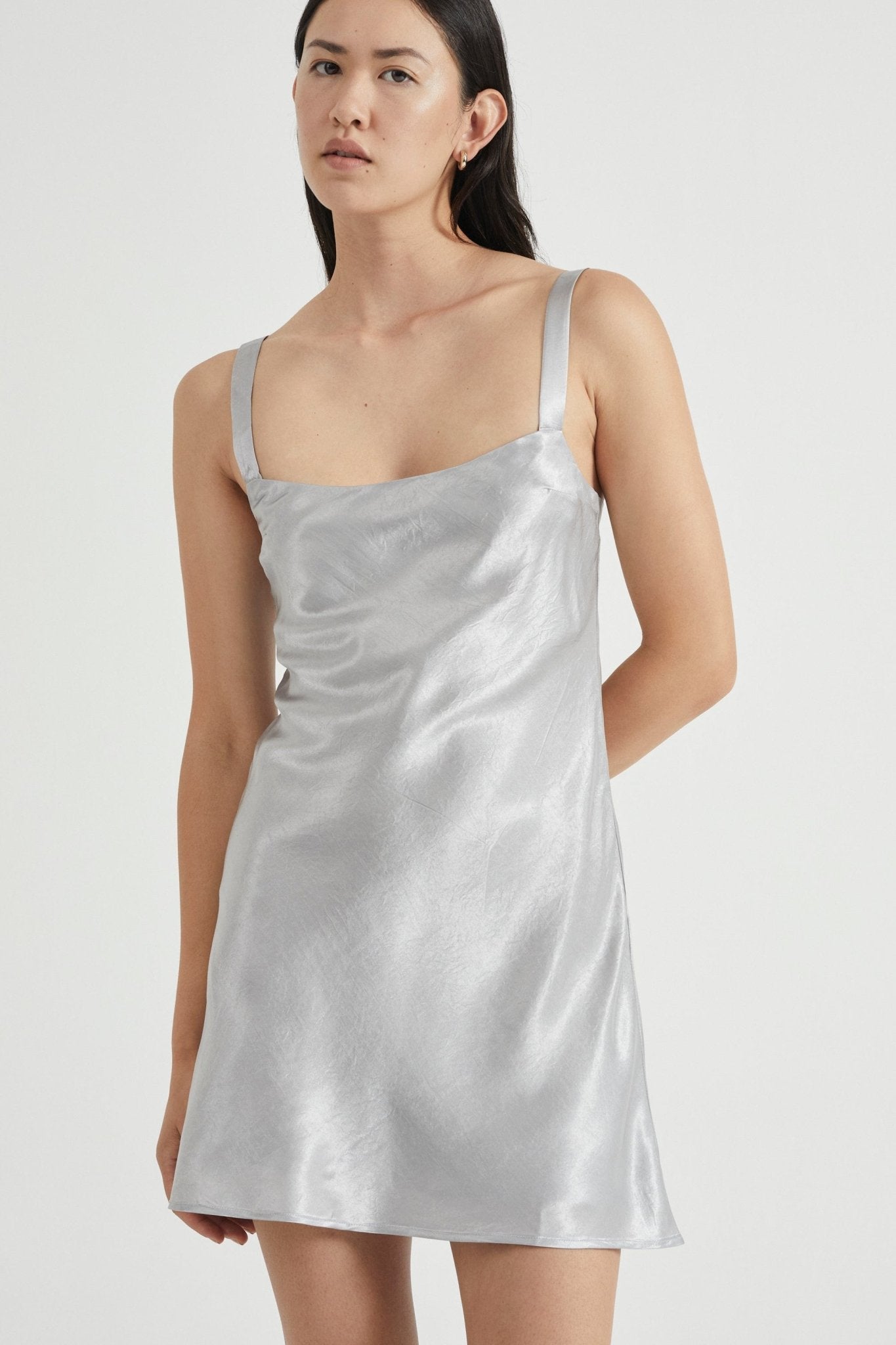 Kleid kurz silber von Third Form - GRAYSS FASHION