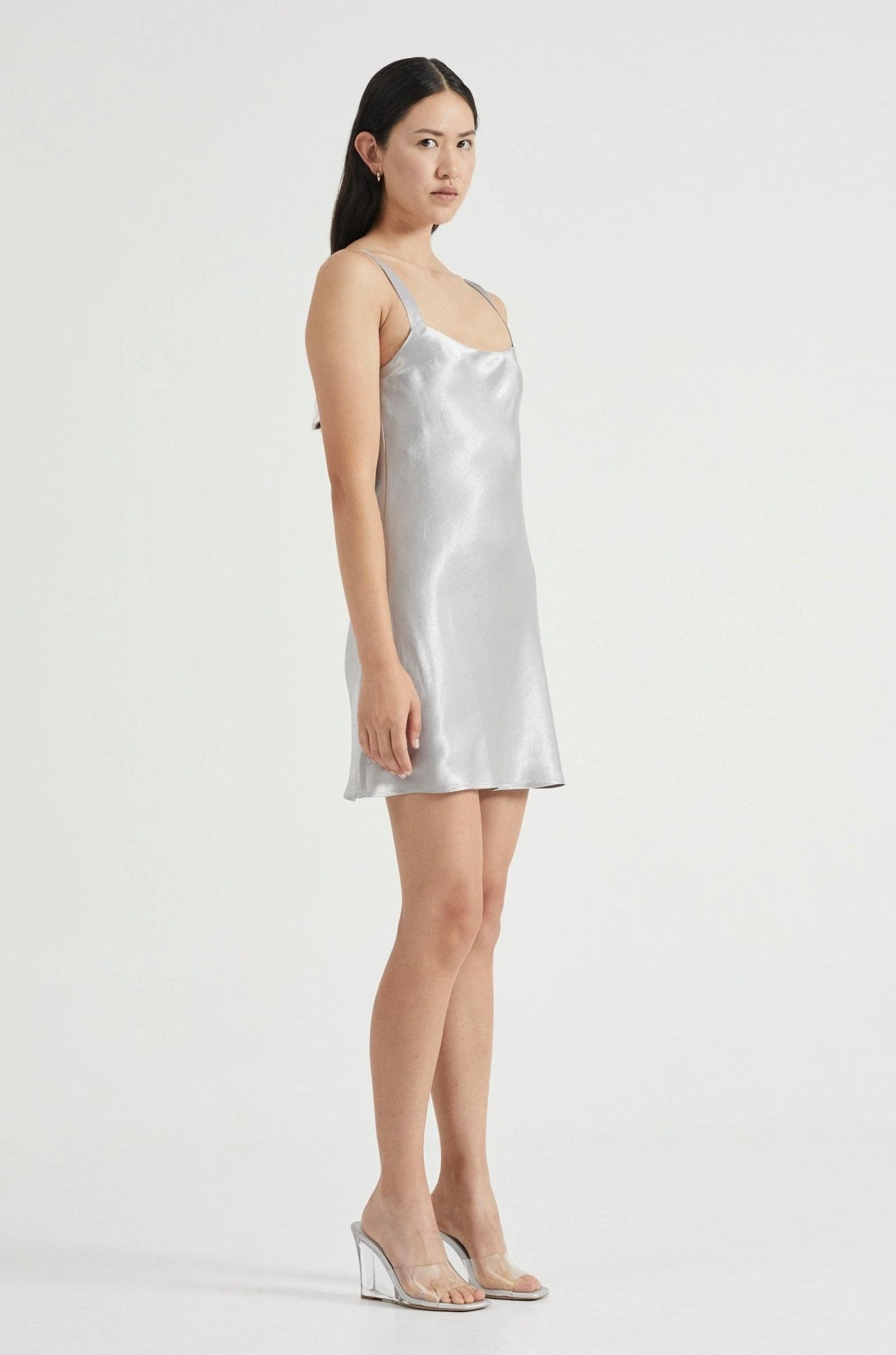 Kleid kurz silber von Third Form - GRAYSS FASHION