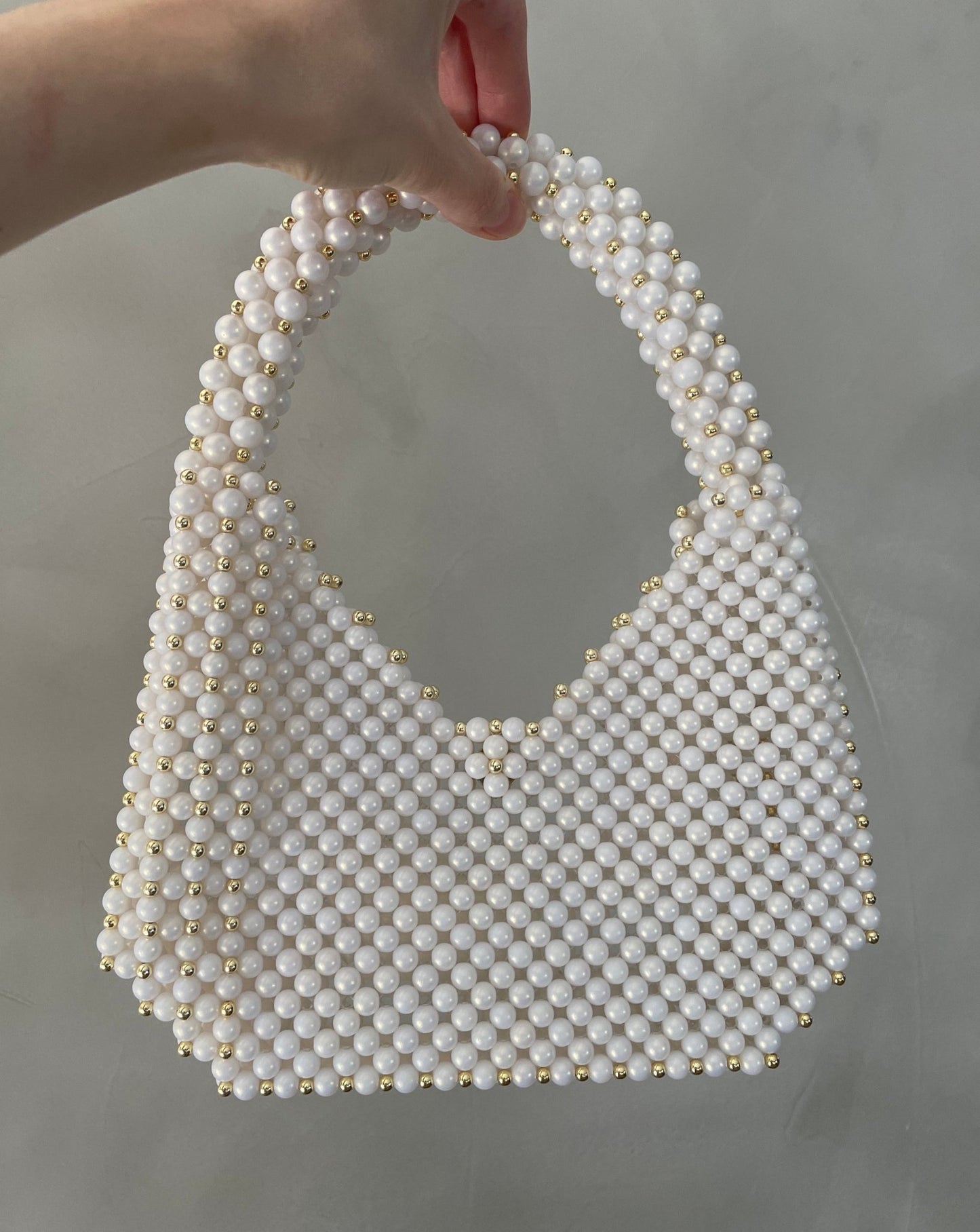 Handtasche aus Perlen - GRAYSS FASHION & HOME