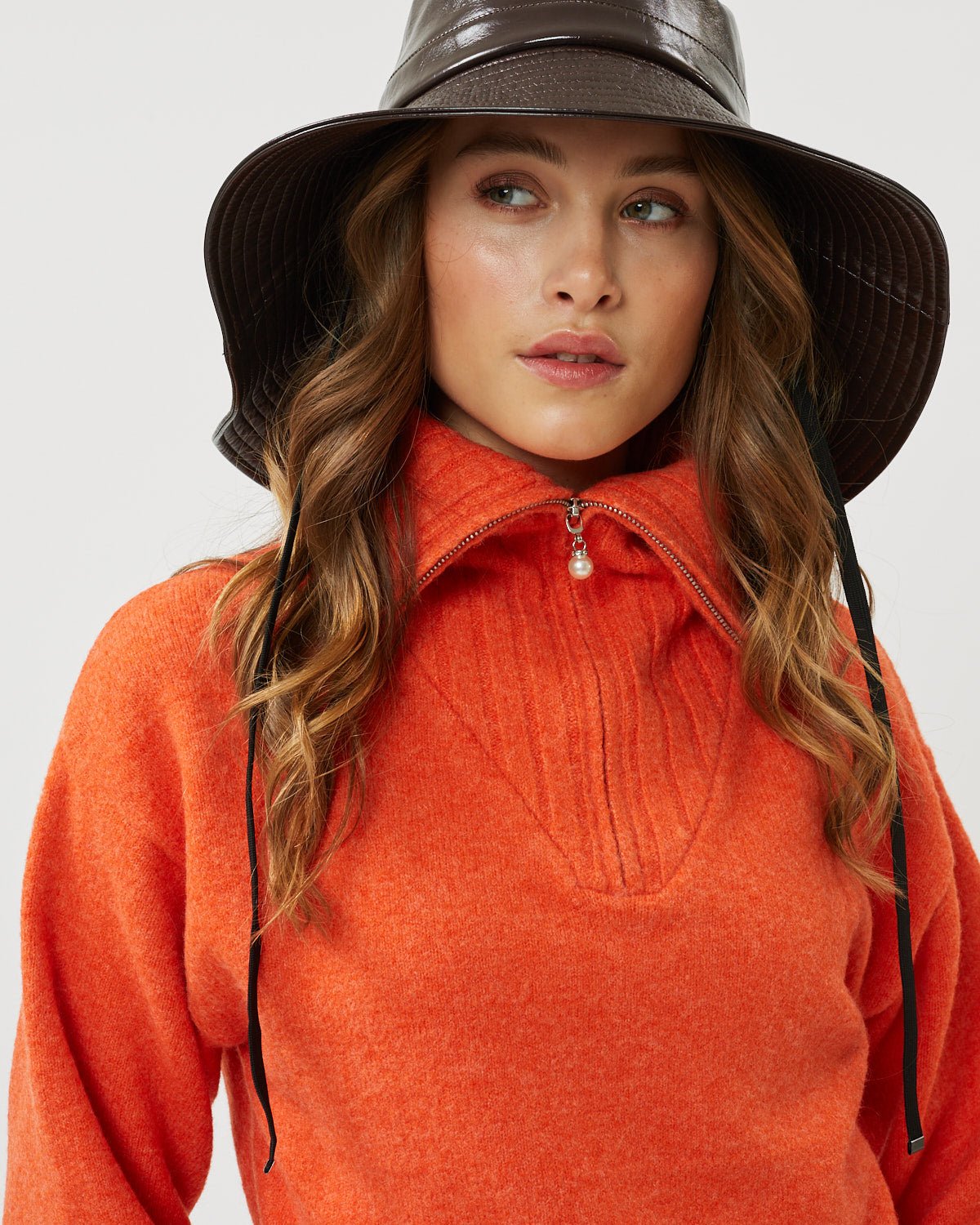 Moves Pullover orange - GRAYSS FASHION