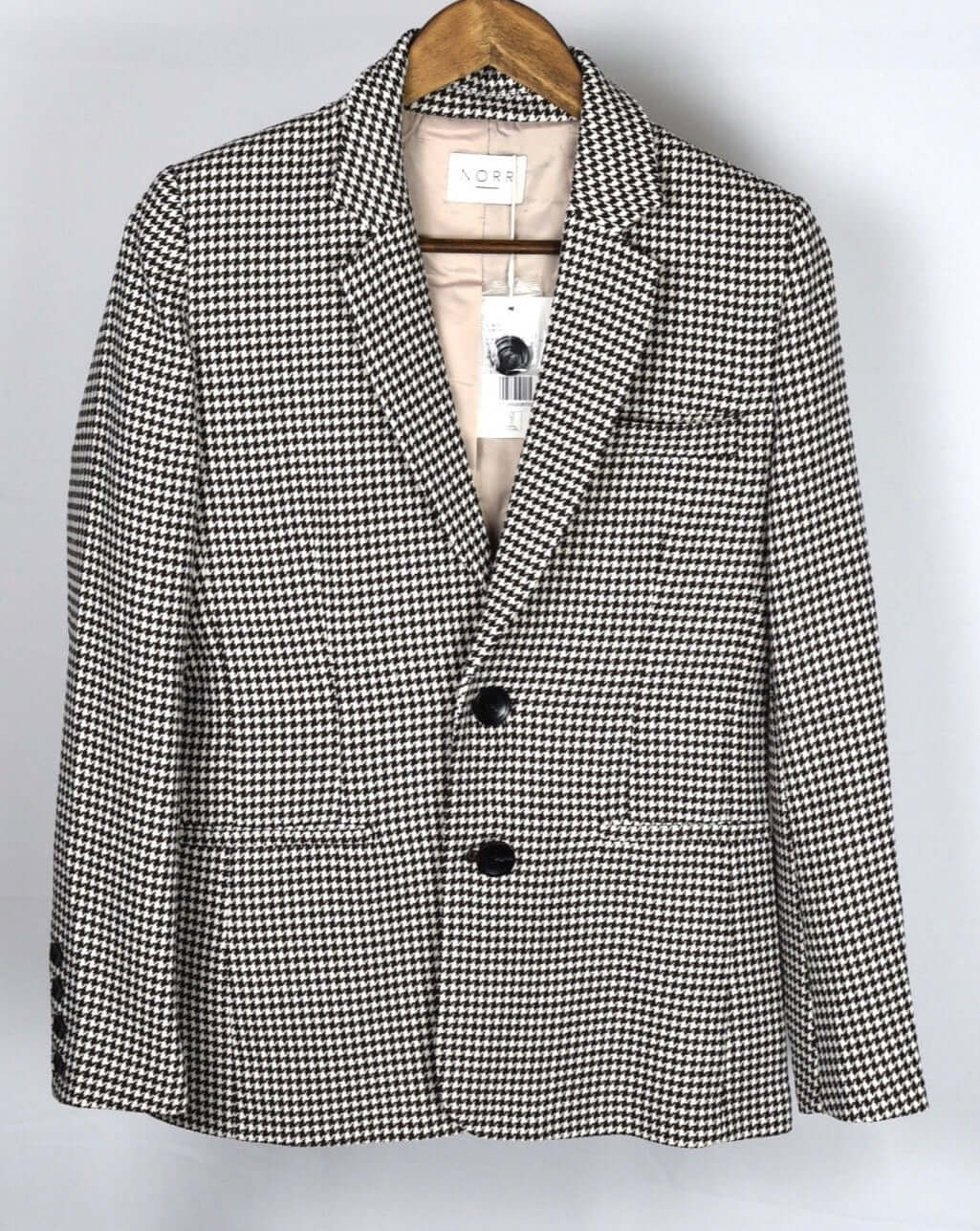 NORR Blazer beige/braun gemustert - GRAYSS FASHION