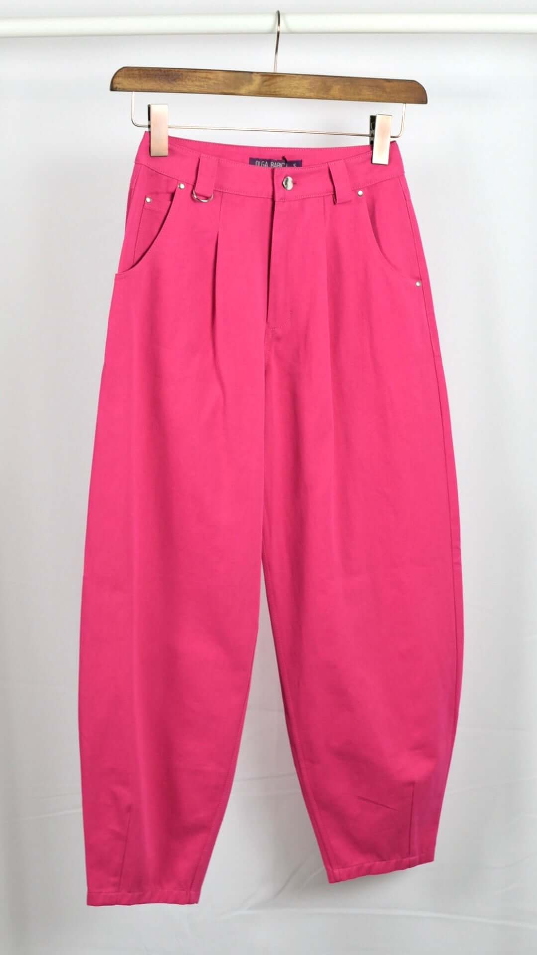 Olga Babich Jeans Bananenform fuchsia, blau oder weiss - GRAYSS FASHION