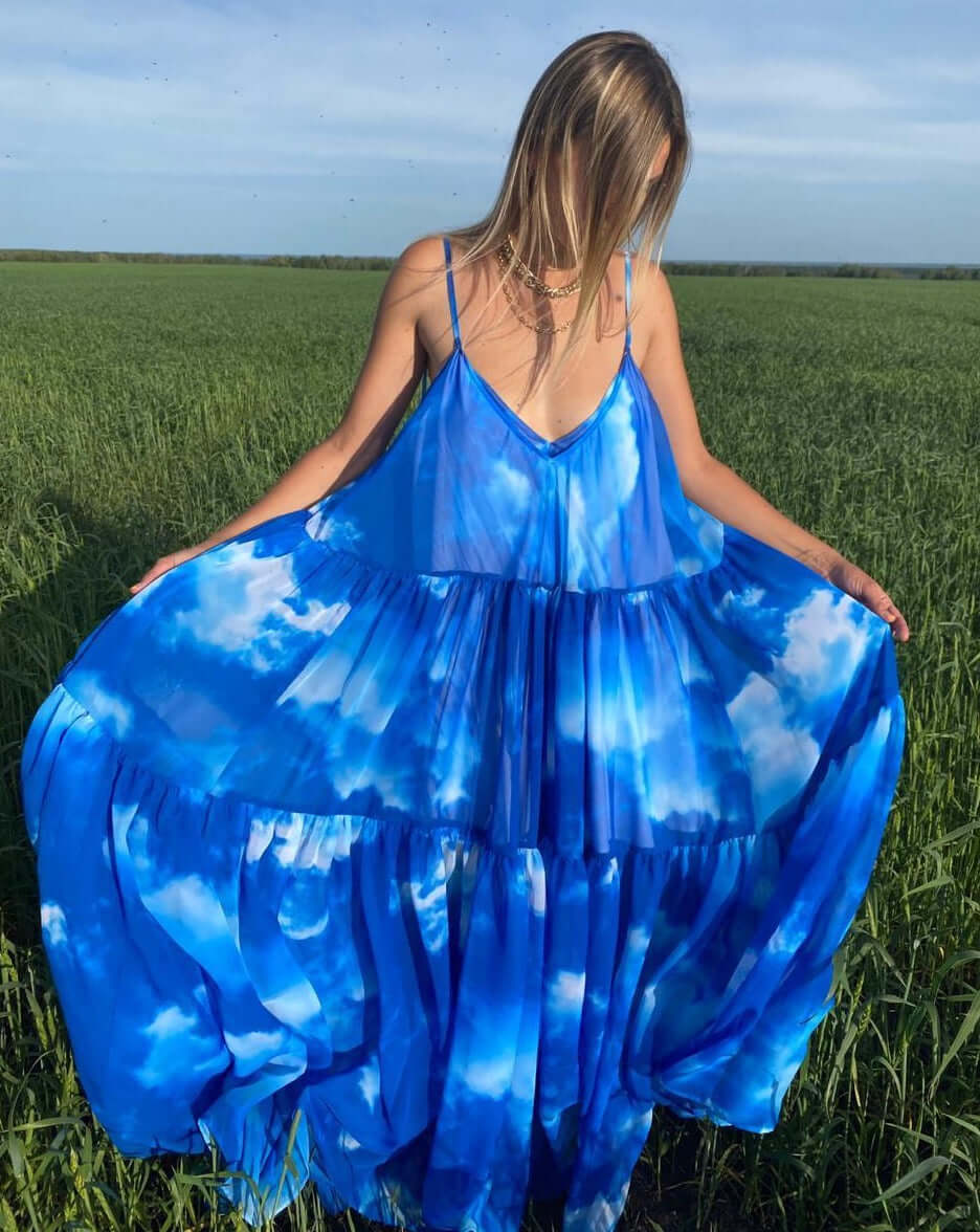 Olga Babich Kleid Wolken - GRAYSS FASHION