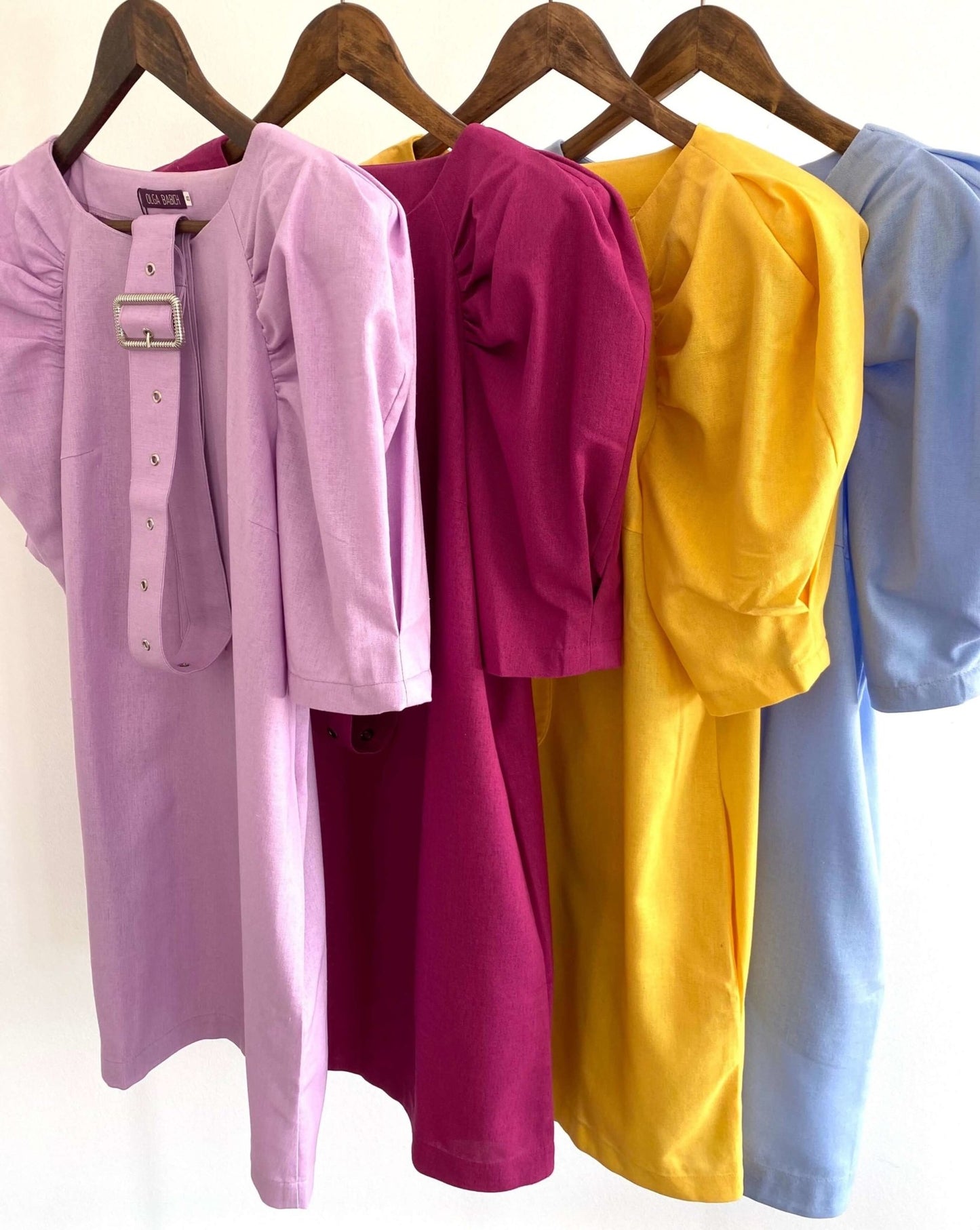 Olga Babich Leinenkleid in 4 Farben