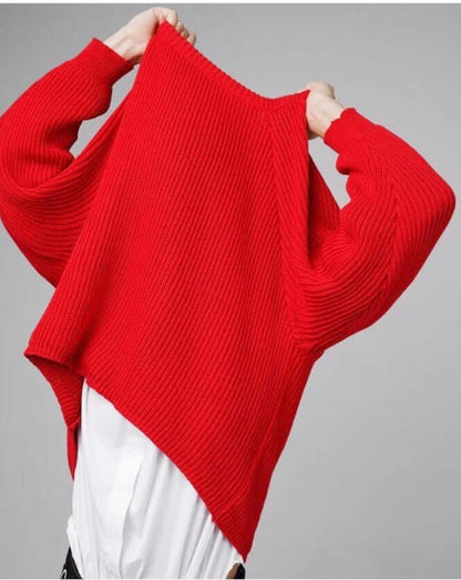Olga Babich sweater red or blue