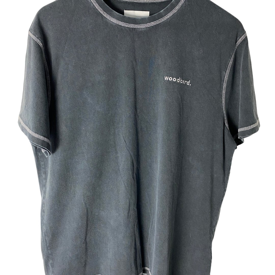Woodbird T-Shirt grau washed - GRAYSS FASHION