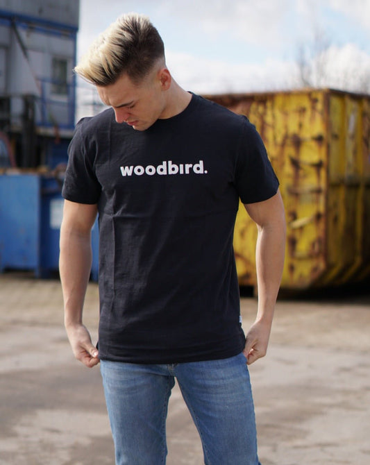 Woodbird T-Shirt navi - GRAYSS FASHION