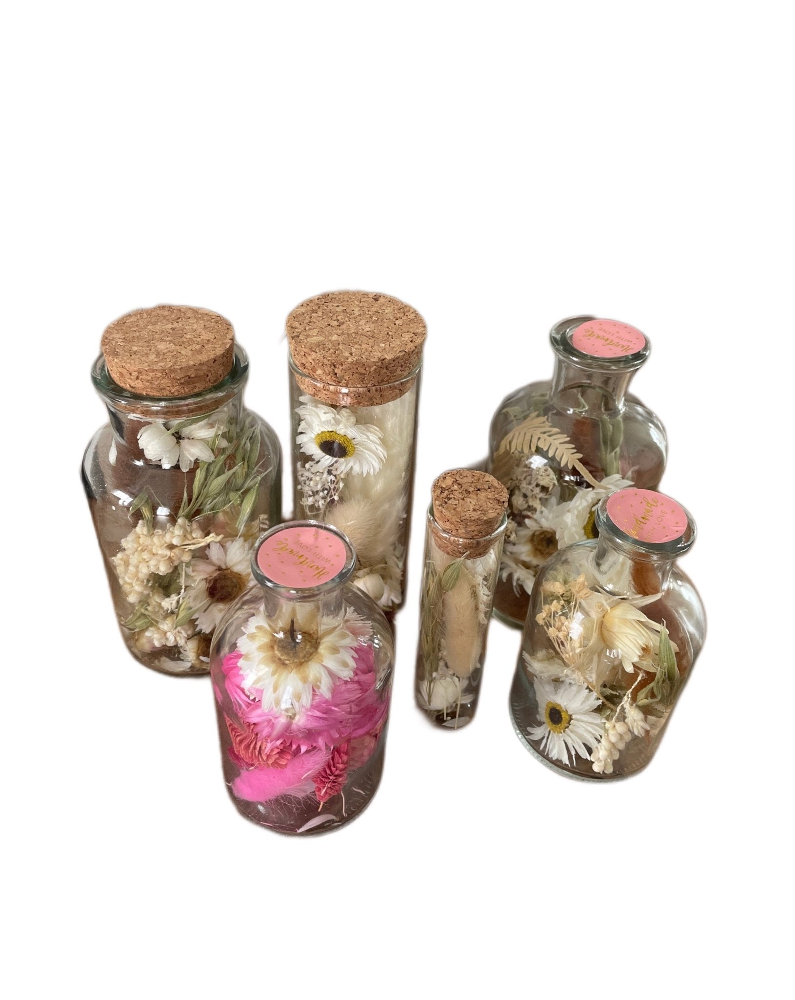 Zylinder mit getrockneten Blumen - GRAYSS FASHION & HOME